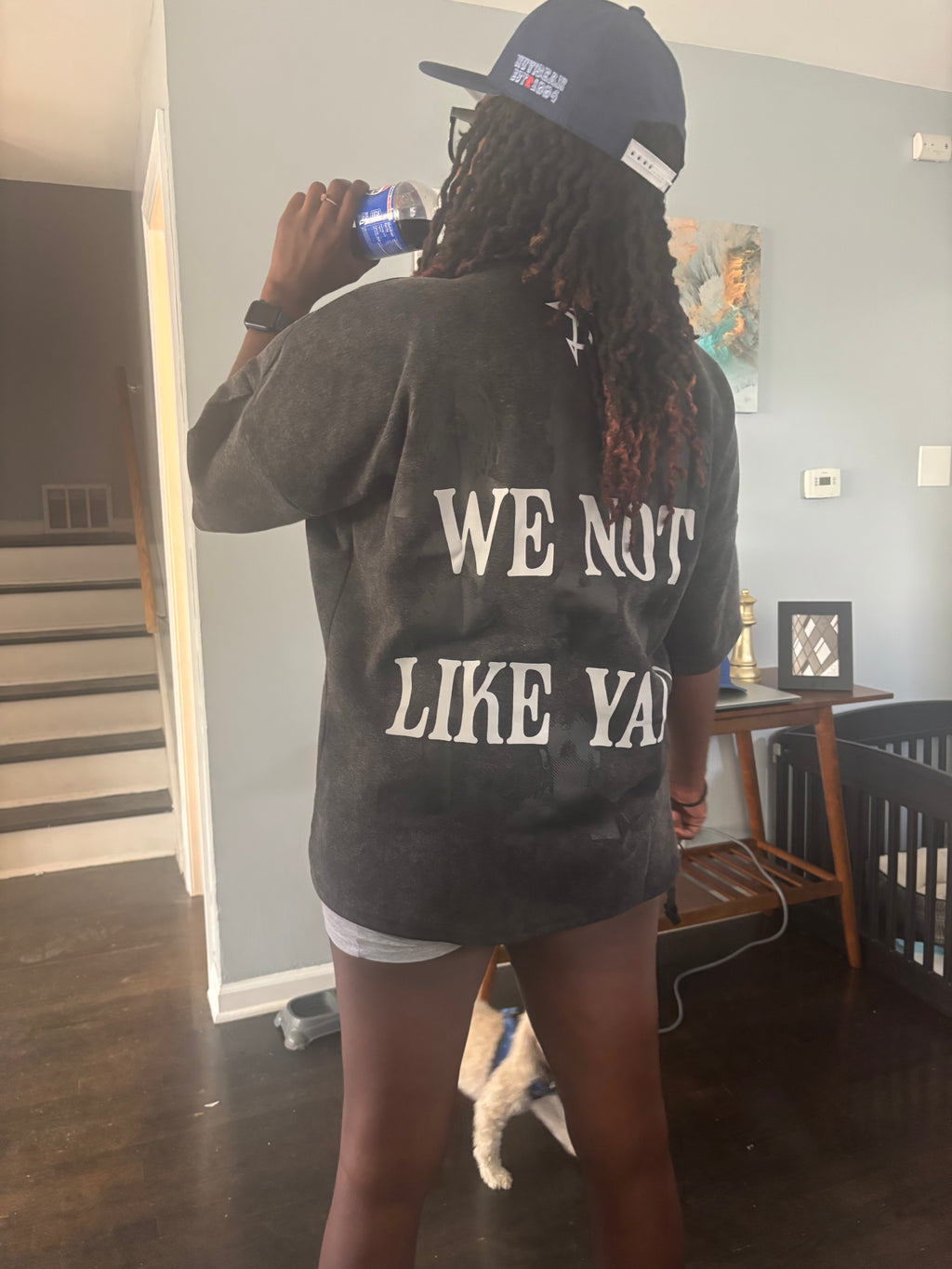 NUVISEAN WE NOT LIKE YALL T-SHIRT