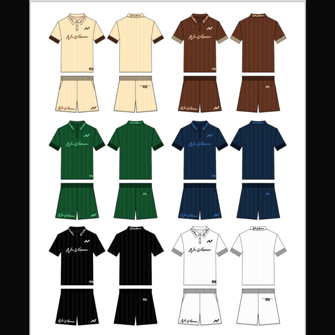Men Nuvisean Collar Short Sets